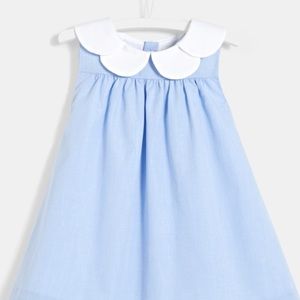 COPY - Jacadi baby girl dress with scalloped coll…